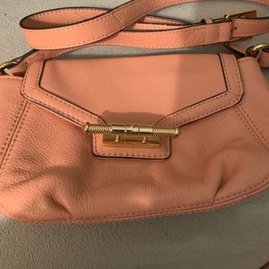 Aimee kestenberg pink leather shoulder bag